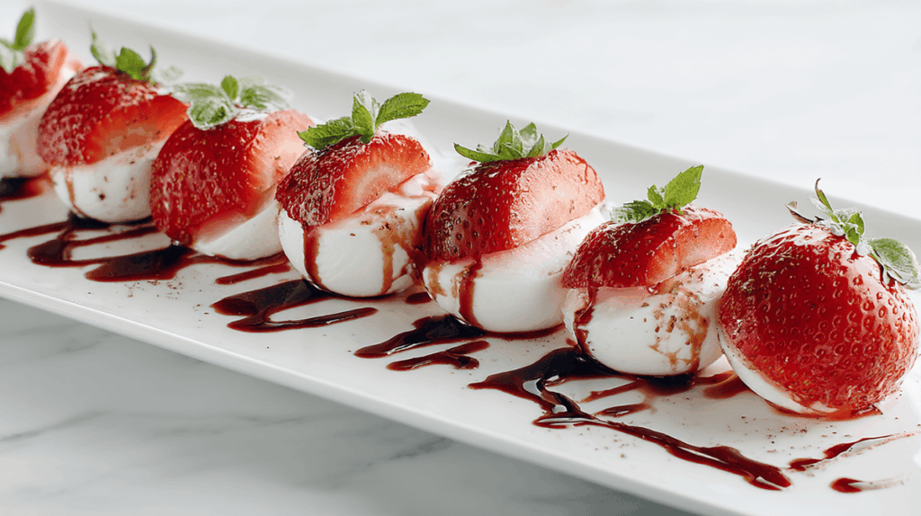 きらぴ香」を使ったおしゃれな前菜 ◎イチゴと生ハムのカプレーゼ♪JA静岡市