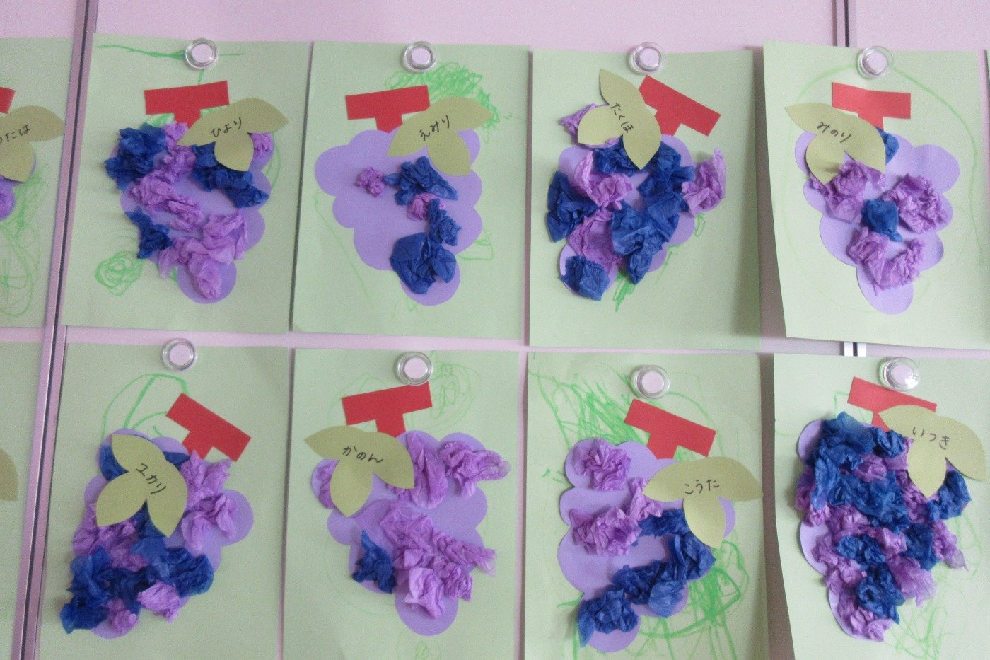 ぶどう製作 & 子どもたちの最近の遊び😆保育園のリトルワールド