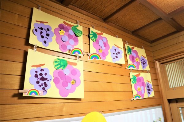 2020年9月の制作「秋のおいしいもの」公式 はらまちにこにこ保育園 -福島県南相馬市原町