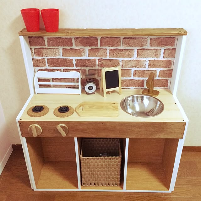 100均の材料だけで出来る!?おままごとキッチン♪子鹿日和 - 楽天ブログ
