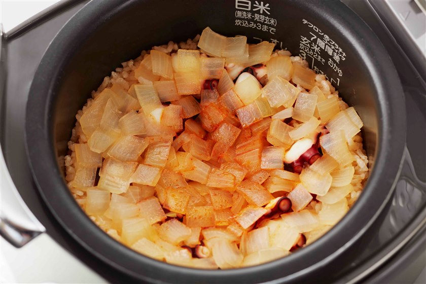 ♕豚キムチの炊き込みご飯♕