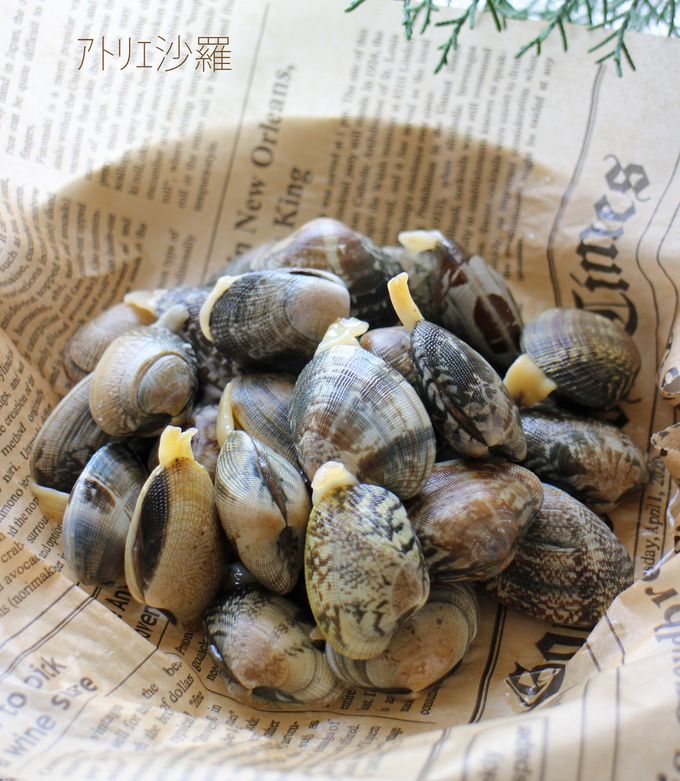 50度で時短♪あさりの塩抜き