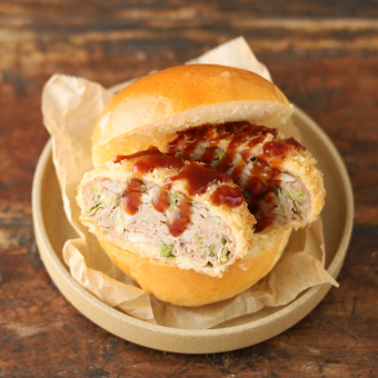 ボリュームたっぷり☆簡単メンチカツサンド by とまぷり☆クックパッド簡単おいしいみんなのレシピが392万品