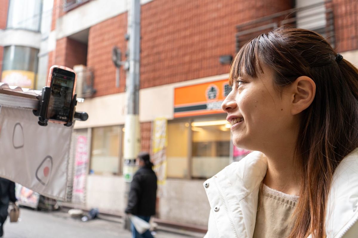 おにぎり屋台お姉さんTikTok