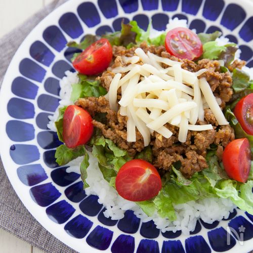 スキレットでつくる焼きタコライスのレシピセブキッチン日記