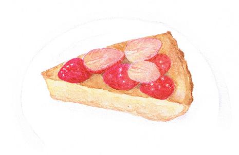 いちごタルトイラスト無料イラスト・フリー素材なら「イラストAC」