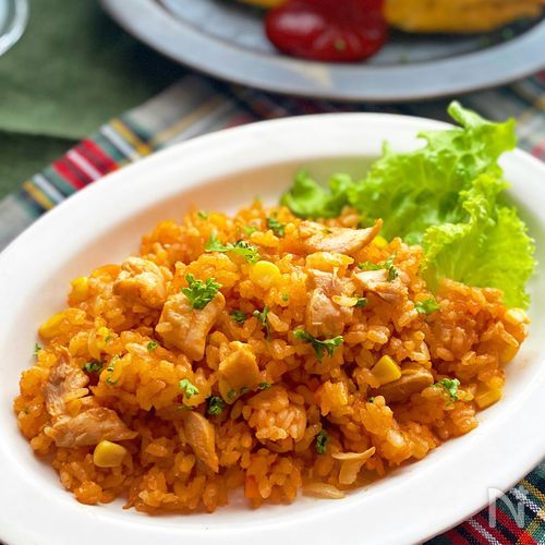 簡単チキンライス