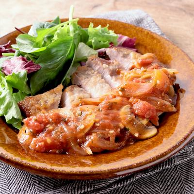 豚ロース✤こってりだけどさっぱりトンテキ