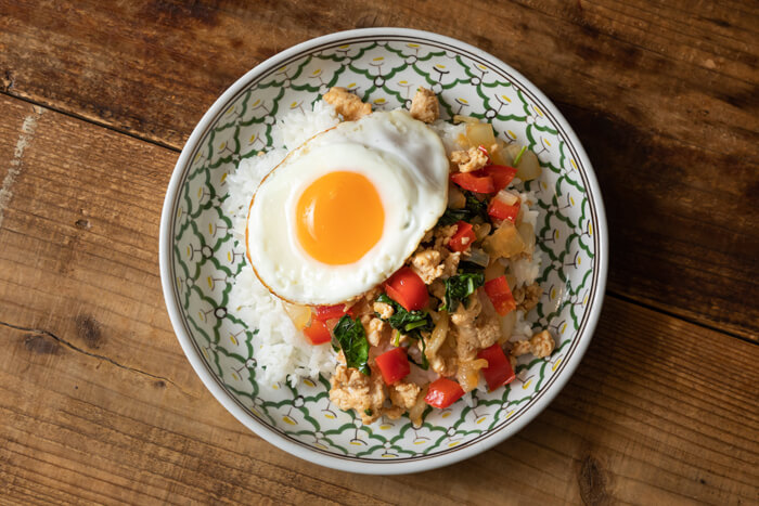 簡単★ガパオライス ナンプラーなし