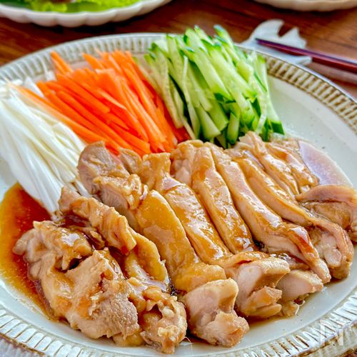 レシピ詳細 基本のたれを使って 照り焼きチキン ゆで野菜添え 美味食彩平和堂のWEB COOKING CARDメニュ