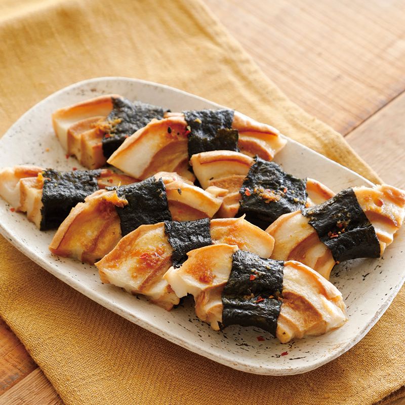 米粉でサクッと軽い！揚げないちくわの磯辺焼き