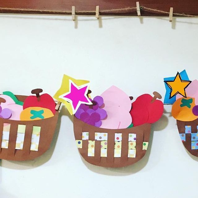 製作製作キット壁面壁面飾りりんご秋くだものフルーツあおむしレクリエーション老人ホーム保育園