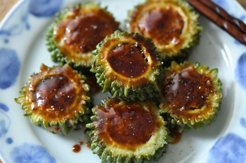 ゴーヤーと豚肉の味噌炒め奥薗壽子のなべかまぺえじ