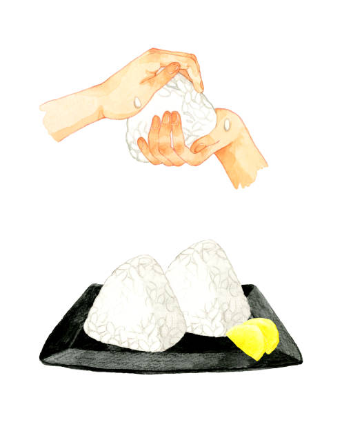 おむすびを握るイラスト無料イラスト・フリー素材なら「イラストAC」