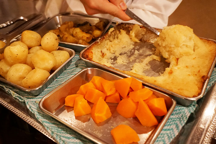 カリカリトッピングのマッシュポテト