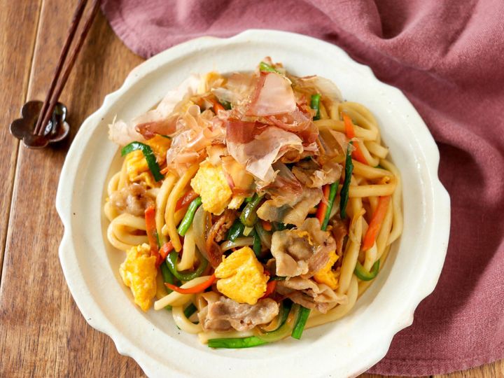 調味料は1つだけ！ めんつゆ焼うどん