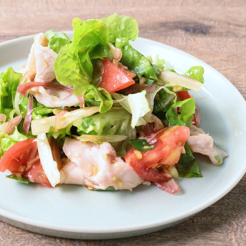 薬味たっぷり！牛肉の冷しゃぶ仕立て