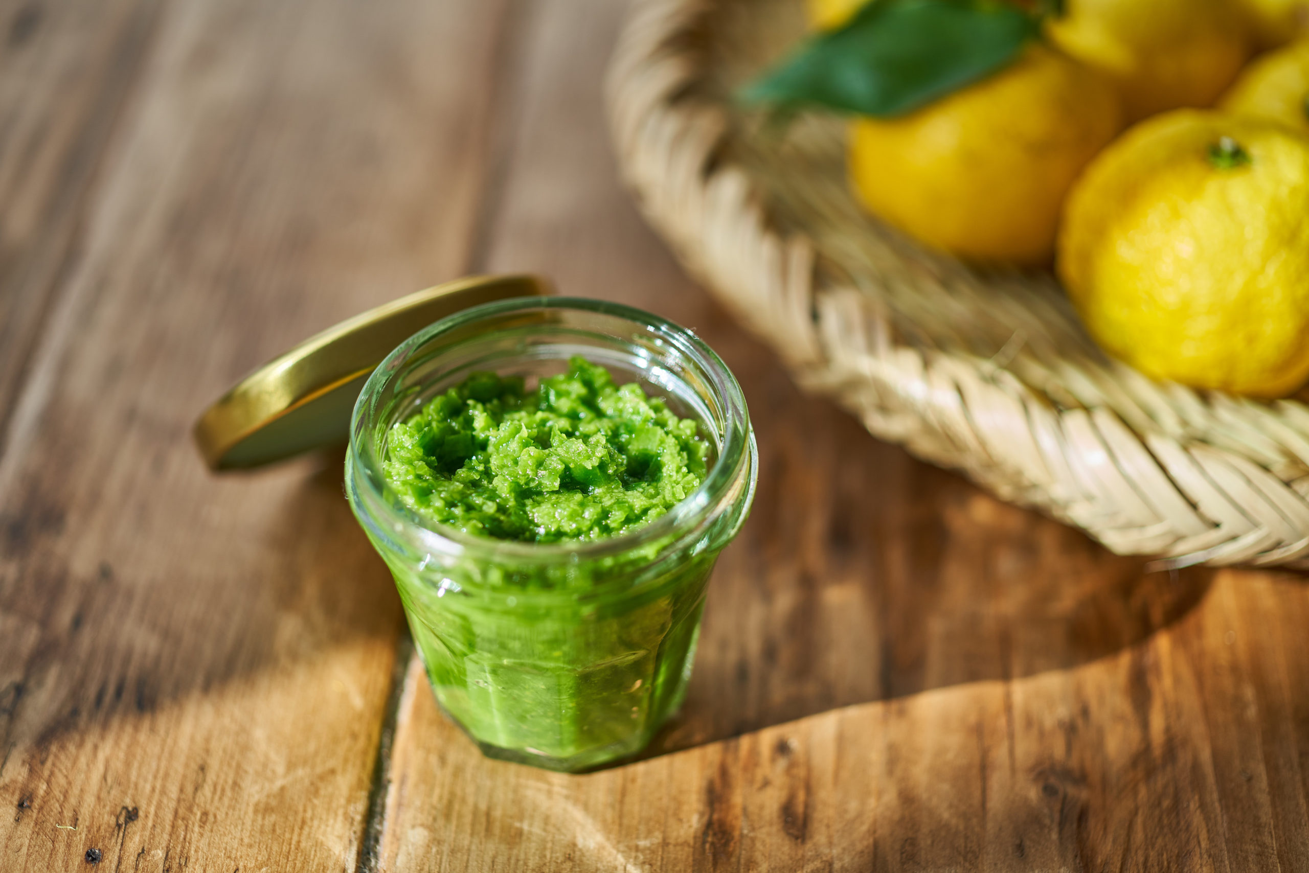 小松菜の柚子こしょう和え