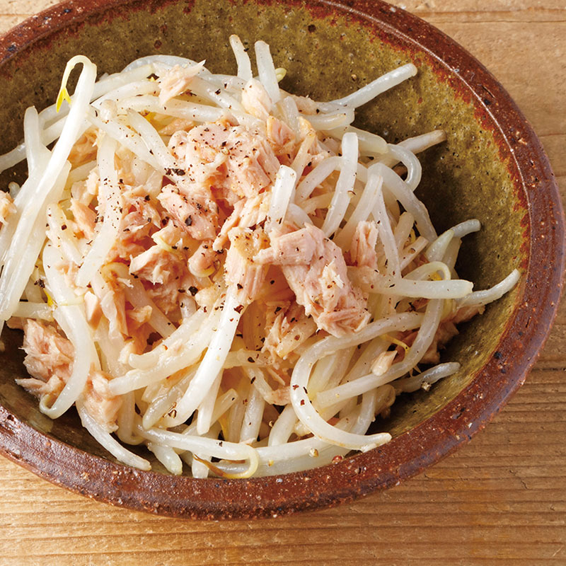 5分で速攻！もやしだけdeとん平焼き☆