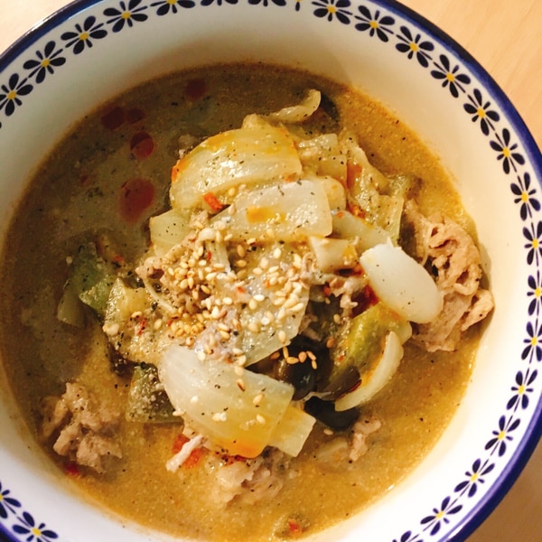 簡単トマト坦々スープレシピ