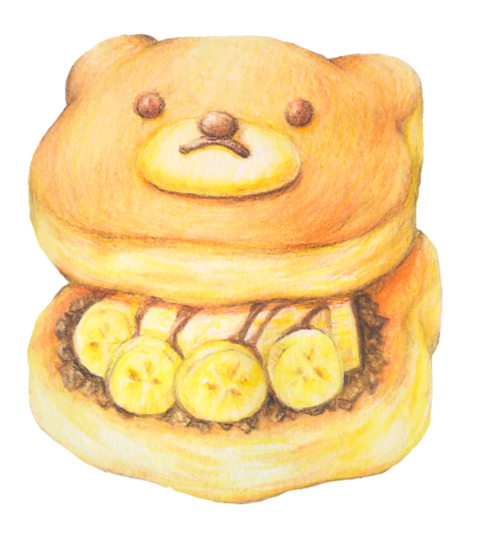 かわいい柴犬のパンケーキPremiumベクトル素材