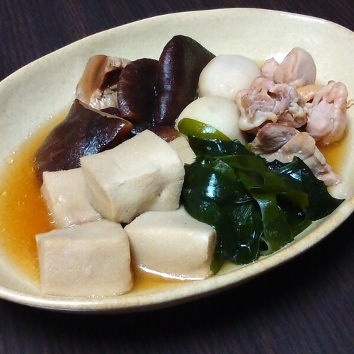 高野豆腐のお煮しめ 動画あり