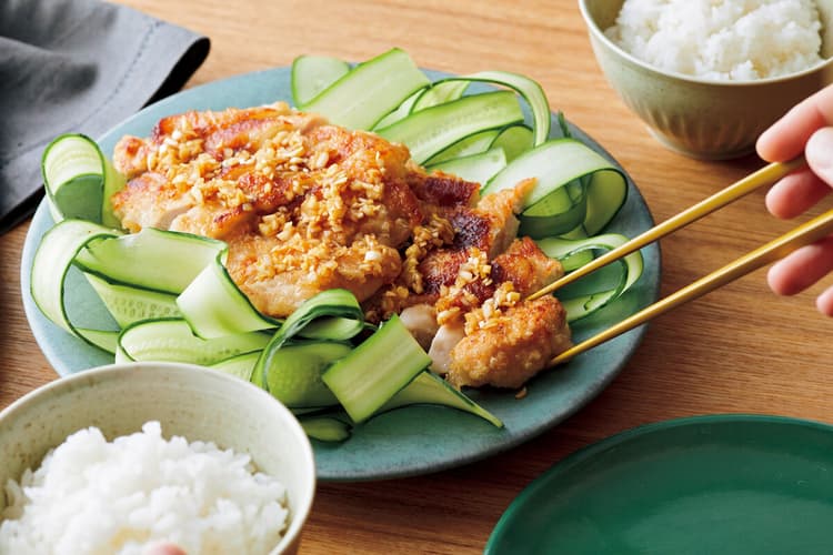 タレが絶品♡鶏むね肉で油淋鶏 ユーリンチー