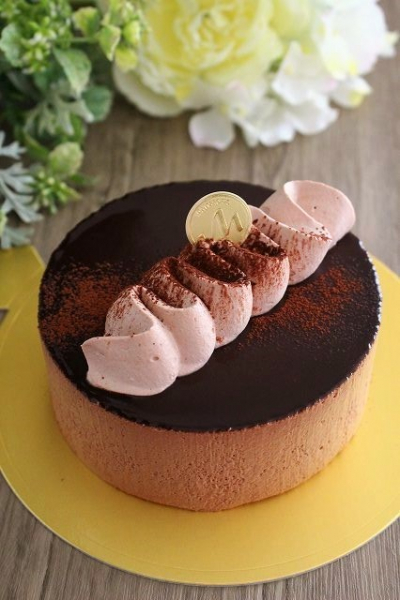 大人のチョコレートムースケーキ
