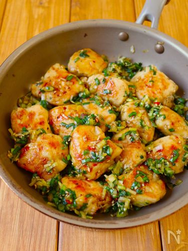 鶏ささみのマヨポン照り焼き