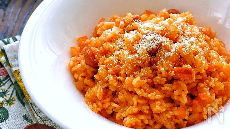 ミートソースで☆絶品チキンライス