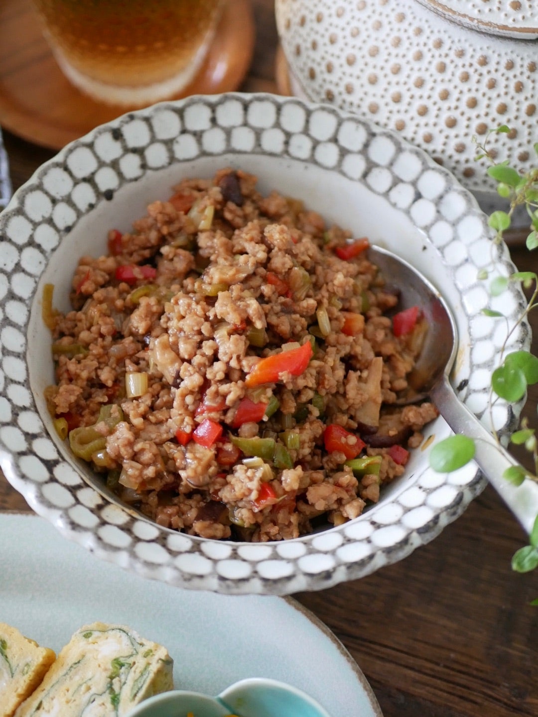 ★簡単☆鶏そぼろのレタス包み★