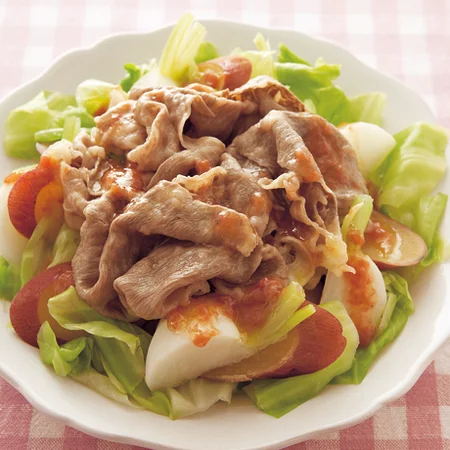 温野菜のヨーグルトソースeフレンズ ぱくぱく献立くん