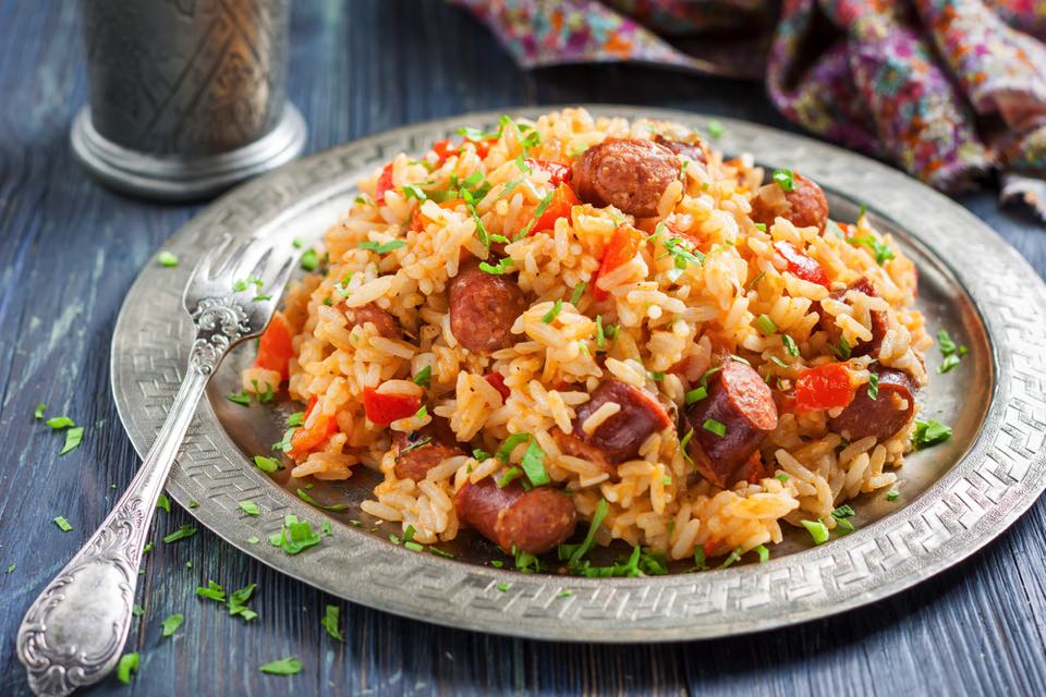 炊飯器で簡単に！本格チキンジャンバラヤ