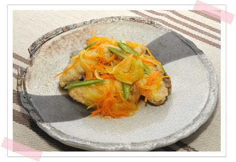 白身魚の和風マリネ - 特別養護老人ホームみなと弘済園