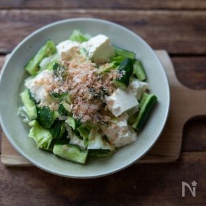 豆腐とささみのさっぱりサラダ☆