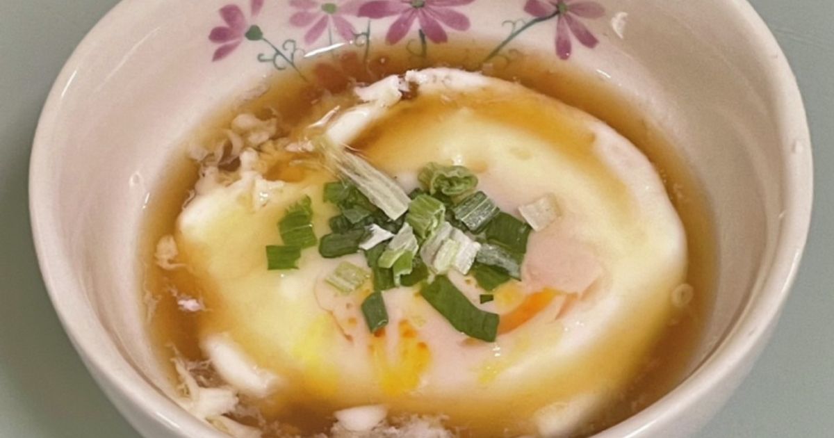 レンジで簡単 温泉卵の作り方