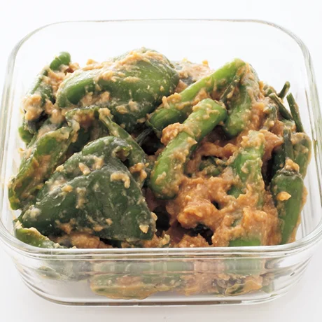 『ヘルシー♡』鶏むね肉とししとうの香味みそ炒め