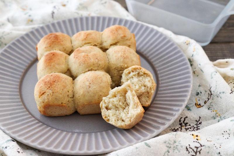 フライパンで簡単！ 発酵なし！ベーキングパウダーで作る米粉パンバナナブレッド gluten-free Banana Bread