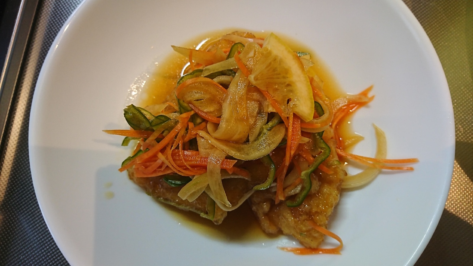 すし酢で☆わたしの白身魚南蛮漬け