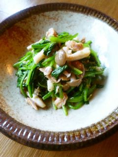 ごま油が香る！ほうれん草のツナ和え