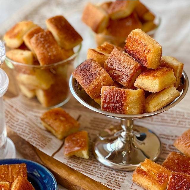 卵焼き器で作る。パン耳フレンチトースト