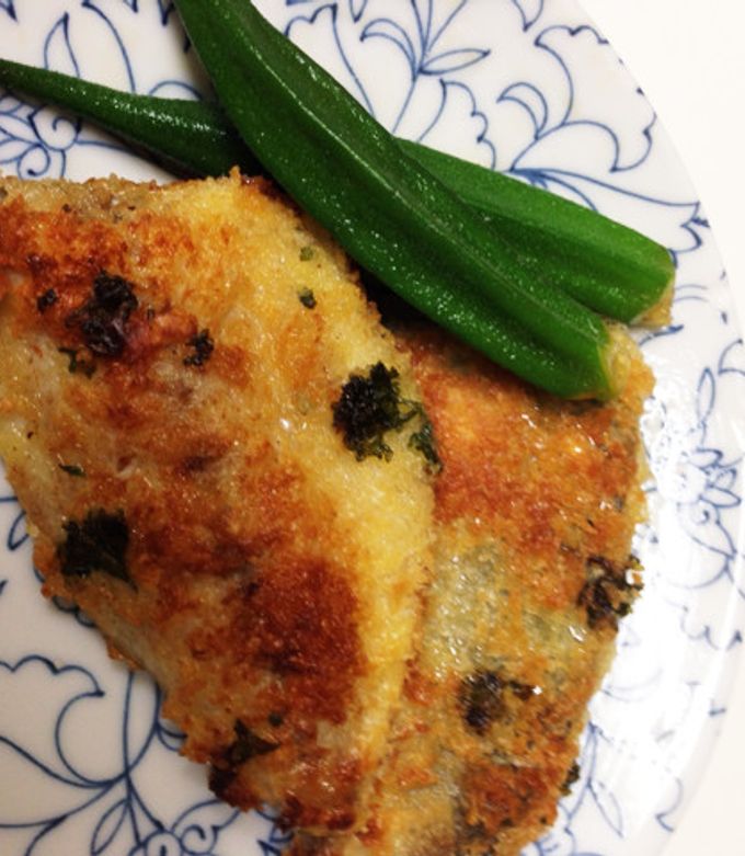 ★オーブンのみ！鯵チーズ風味パン粉焼き★