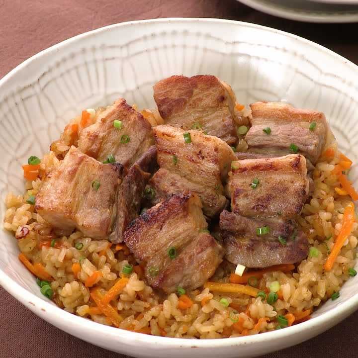炊き込みご飯レシピ 豚バラTikTok