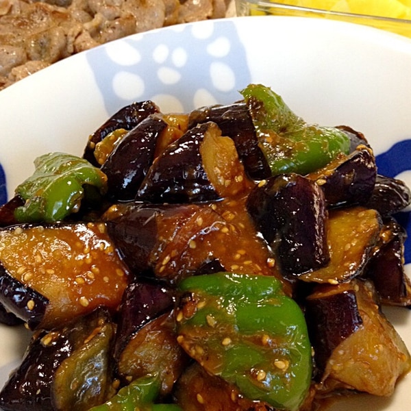 シンプル副菜 ナスの味噌炒め