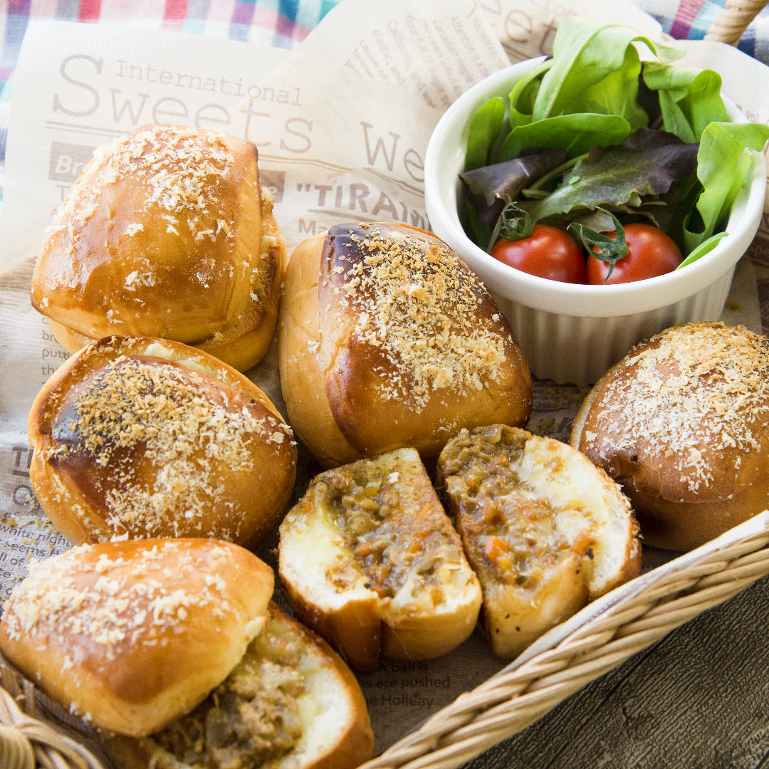 コストコディナーロール簡単きなこ揚げパン