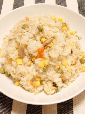 簡単炊飯器カレーピラフの作り方TikTok