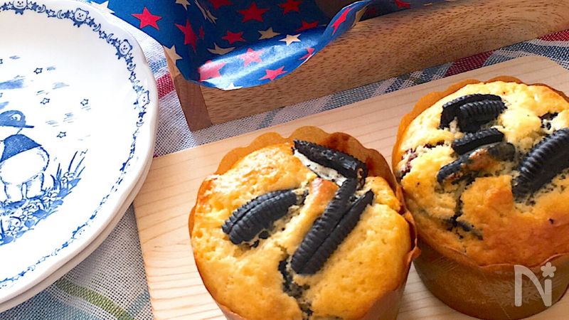 ホットケーキミックスで簡単ココアマフィン