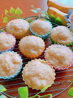 離乳食後期 バナナきなこ蒸しパン 綾奈Snapdish スナップディッシュID:jCWaSa