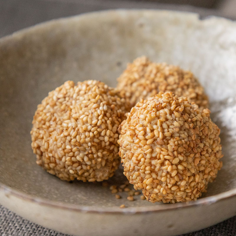 かぼちゃのみたらし団子 老舗和菓子屋さんの味！