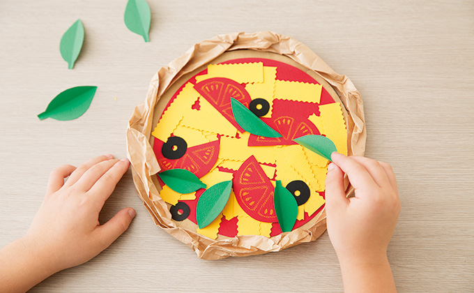 ピザ製作キット制作夏祭り縁日保育幼稚園お店屋さんごっこ